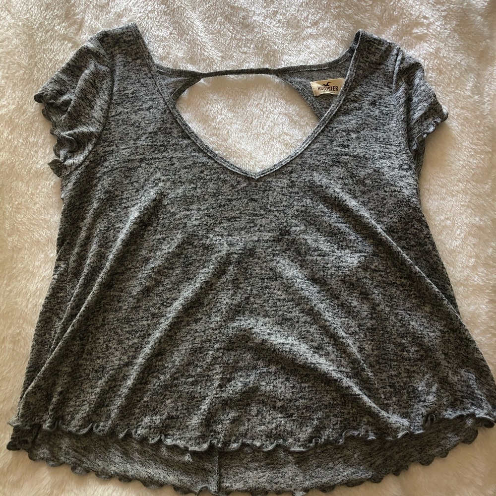 Hollister grey basic top